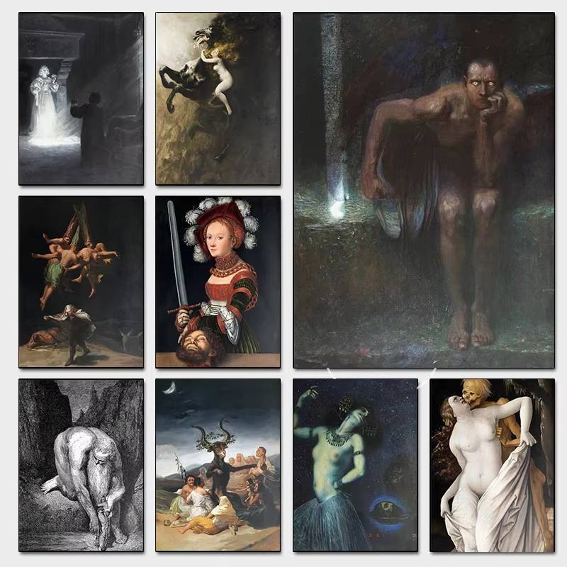 โปสเตอร์และภาพวาดสไตล์โกลิก Gustave Dore, ผลงานศิลปะตกแต่งห้องนอน