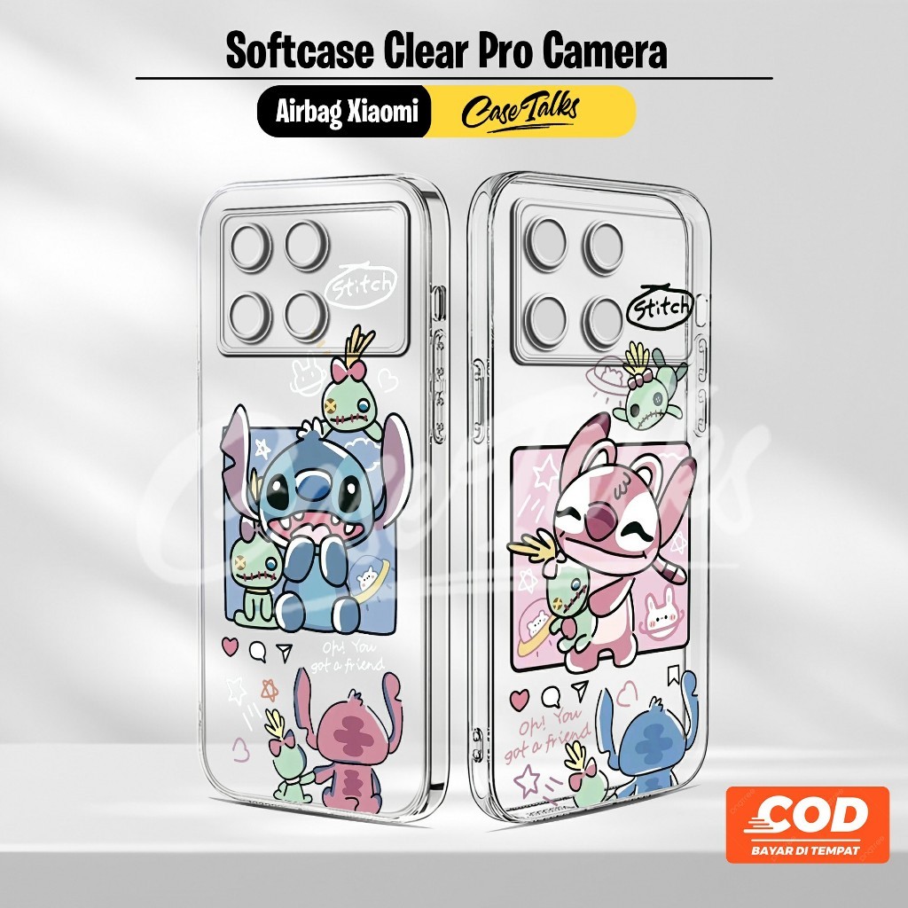 Softcase ถุงลมนิรภัยใส (Clear49) Xiaomi Redmi 13C Note 12 PRO 12 11 11S 10 10S 9 8 7 A1 PLUS A1 12C 