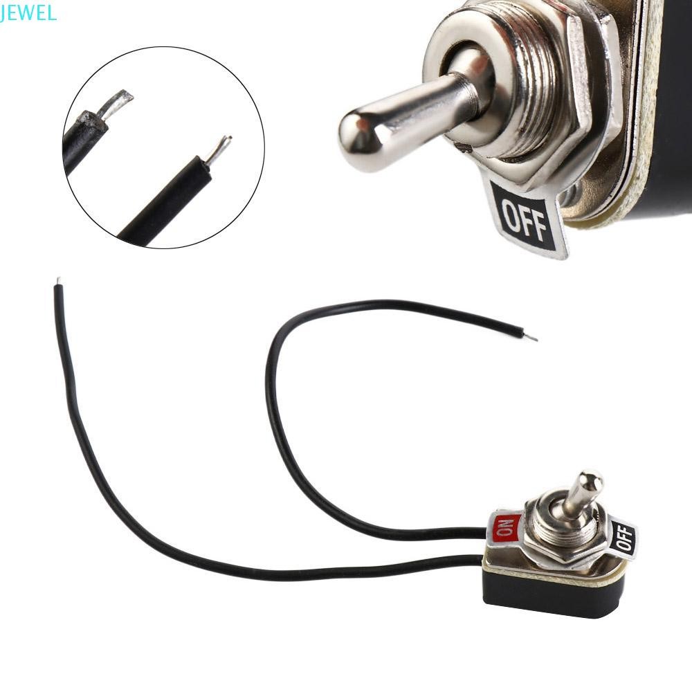 JEWEL Toggle Switch Prewired Standard Two Gears KNS-1 SPST อุปกรณ์ไฟฟ้าที่ทนทานพร้อมสวิตช์คอนแทคเลนส