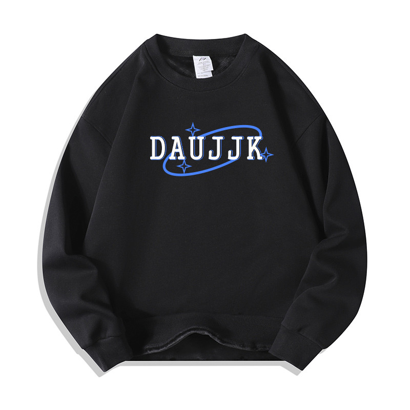 2025 NEW 2025-P20 [High Quality] 320g Imitation Cotton Hebei Crew Neck Sweatshirt White Ink Print Bl