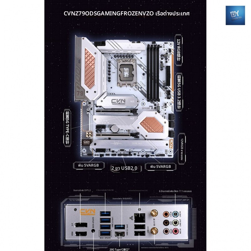I KNOW YOU Atx B760 Z790 ddr5 ddr5 wifi คอมพิวเตอร์เดสก์ท็อปเกม DDR4/D5 เมนบอร์ดรองรับ CPU รุ่นที่ 1