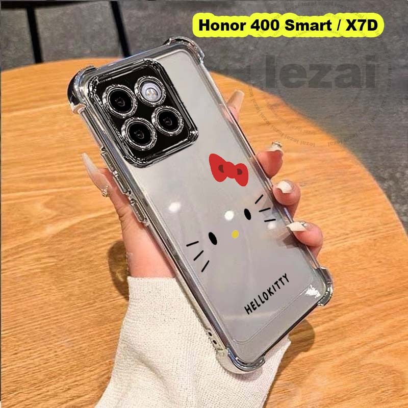 เคสHonor 400 Smart 400Smart 5GเคสHonor X7D X7 D กรณีนุ่มกันกระแทกใสปกหลัง