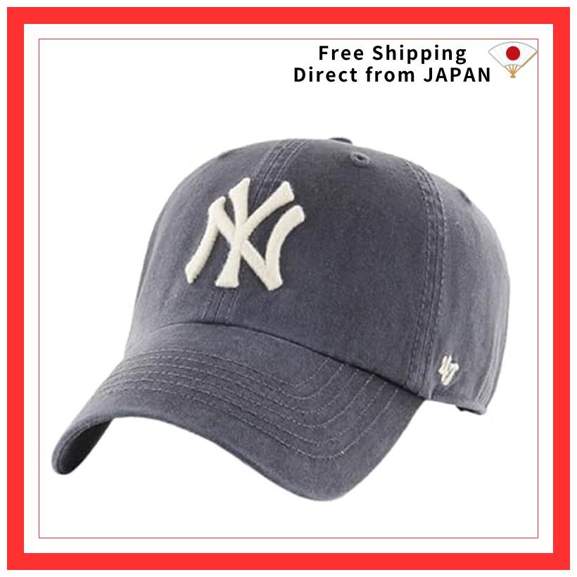[47 Brand] Yankees Cap Men's Women's Clean Up NY Logo CLEAN UP CAP MENS LADIES Hat Low Cap MLB NEW Y