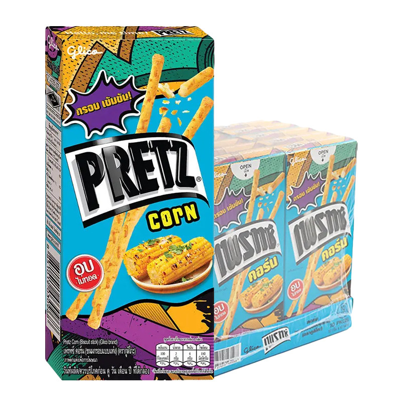 เพรทซ์ คอร์น 22 ก. x 10 (PRETZ Corn 22 g x 10)