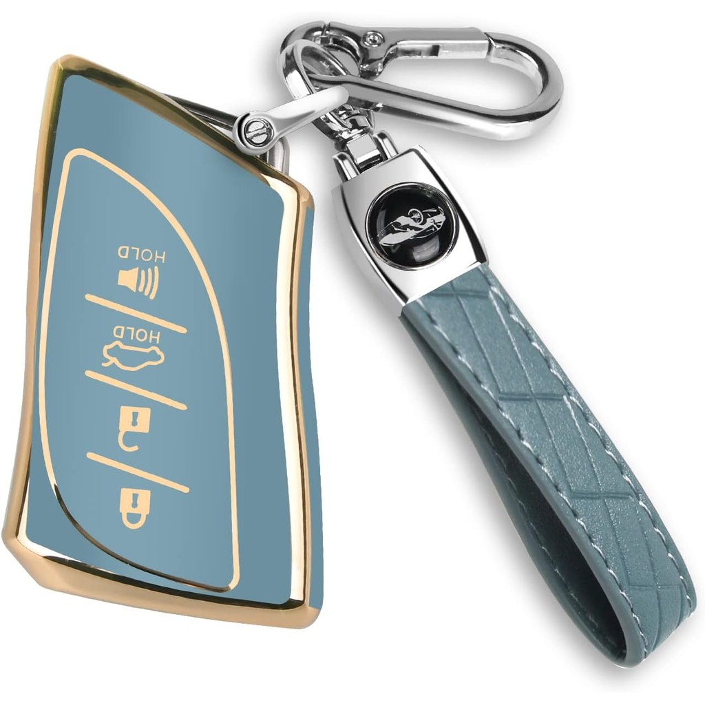 สําหรับ Lexus Key Fob ฝาครอบ Fit สําหรับ 4 ปุ่ม TPU เต็มรูปแบบสําหรับ Lexus ES350 ES300h UX200 LS500