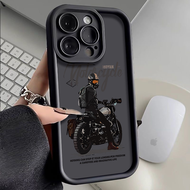 SS2119 Motorcyclist สําหรับ xiaomi redmi 14c 13c 13 12 12c 10 10a 10c 9 9a 9t 9c 12 lite ปลอก hp สํา