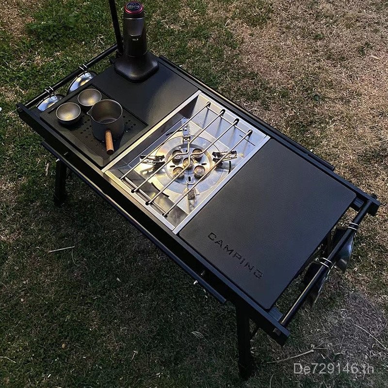 โต๊ะพับได้มัลติฟังก์ชั่น Luyang สำหรับตั้งแคมป์และปิกนิก