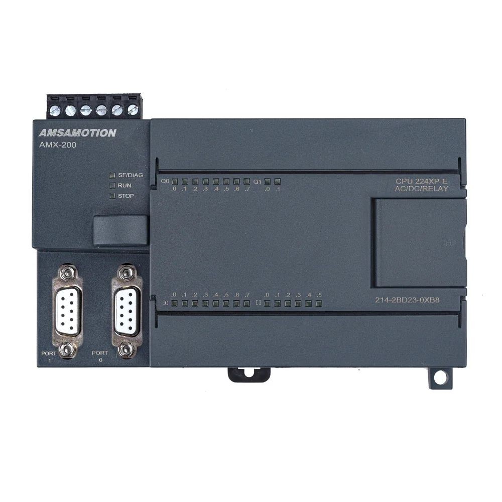 Hot CPU224XP CPU224-E PLC Ethernet สําหรับ Siemens S7-200 โปรแกรม logic controller ดิจิตอล 14I/10O A
