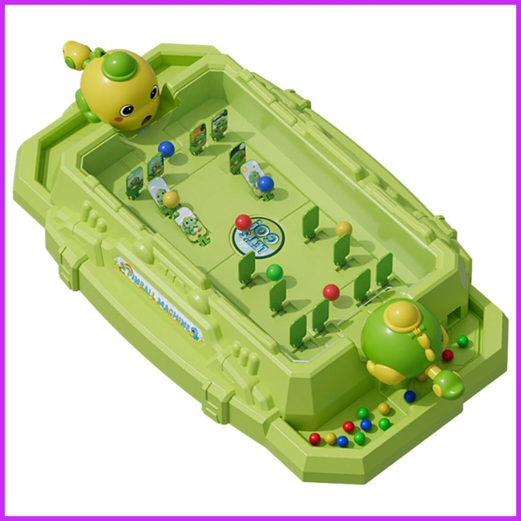 Kids Pinball Machine Interactive Pinball Game Tabletop Pinball Board Game Educational Pinball Machin