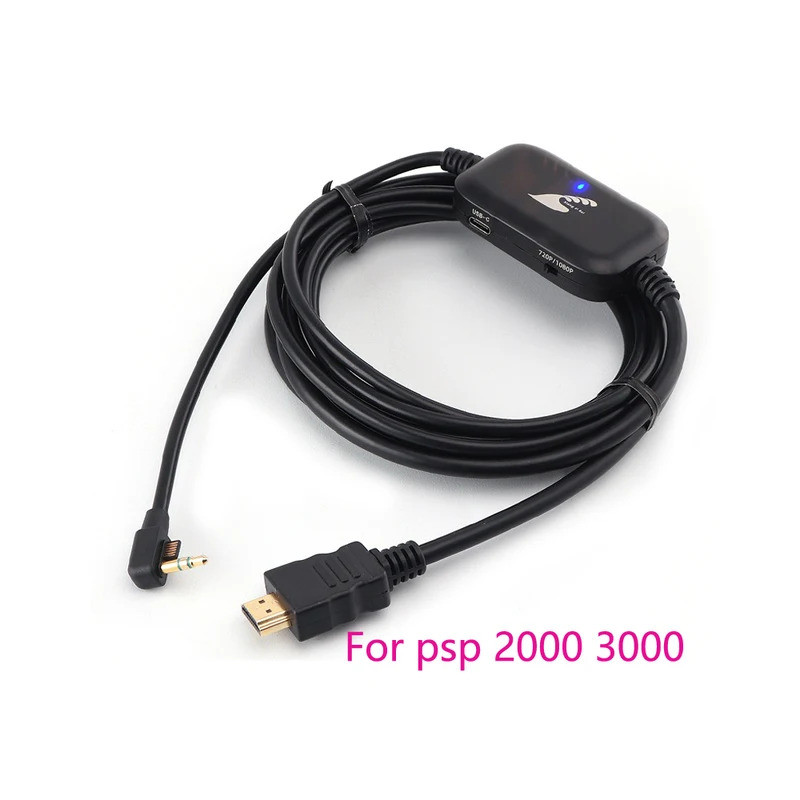 3M สําหรับ PSP2000 3000 ถึง HDMI-ใช้งานร่วมกับสายแปลง HDTV Monitor อะแดปเตอร์จอแสดงผลสําหรับ PSP2000