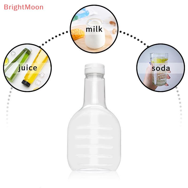 BrightMoon 1/2/5 ชิ้น 480ml สลัดพลาสติกใส Dressing ขวดจํานวนมากขวดเปล่าบีบ Flip Top สําหรับ Bbq เครื