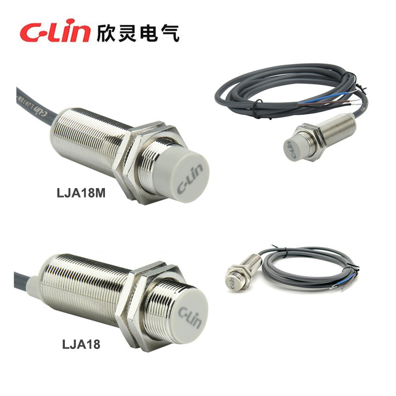 WQC 2pcs ใหม่ C-Lin Proximity Switch LJA18-5A1 5A2 5D1 5D2 5P1 5P2 5N1 5N2 LJA18M-10A1 10P1 10N2 10P