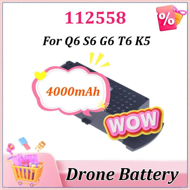 112558 อัพเกรดสําหรับ G6 S6 Q6 K5 T6 8K RC Quadcopter อะไหล่สําหรับ G6 Pro ชาร์จ Lipo แบตเตอรี่ความจ