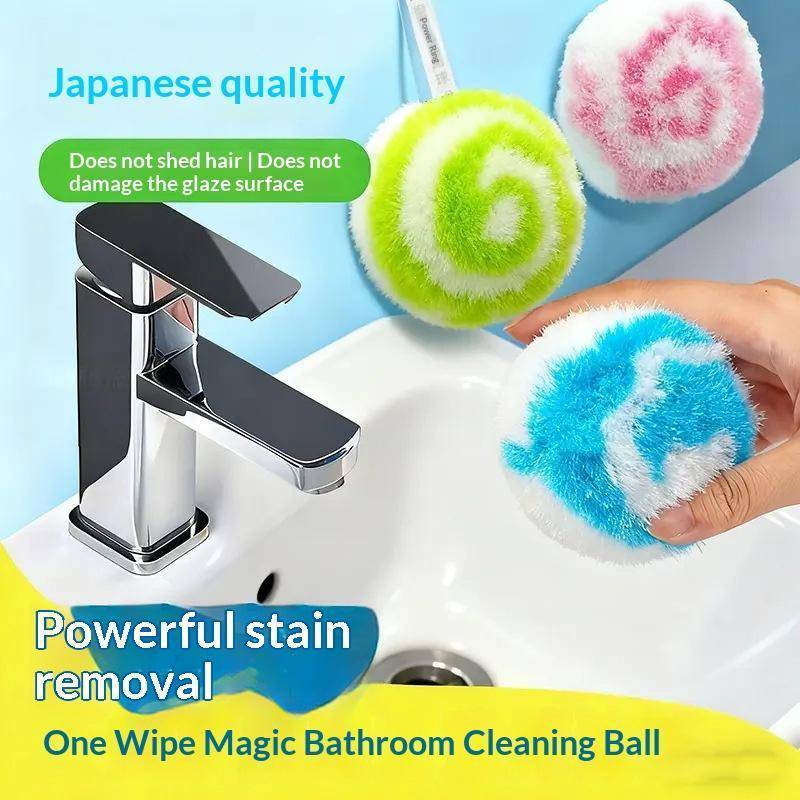 BB Soft Desktop Cleaning Ball ไม่ไหลทําความสะอาดเครื่องมือห้องน้ําอ่างล้างจานแปรงอ่างอาบน้ําอ่างล้าง