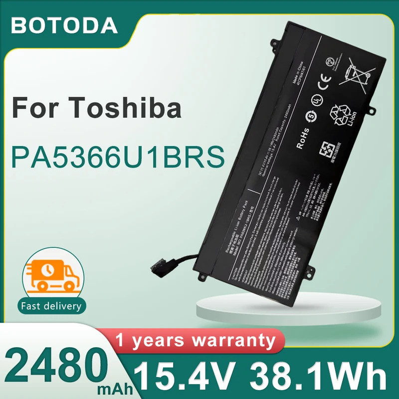 BOTODA PA5366U-1BRS แบตเตอรี่แล็ปท็อป 15.4V 38.1Wh-2480mAh Pro 150 L50-G 11P 13Q 138 15Q 17P 1C9 Ser