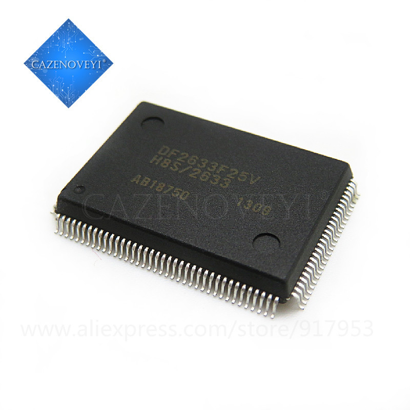 2 ชิ้น HD64F2633F25V DF263F25V 64F2633F25V QFP-128 MCU 16BIT 256KB แฟลชชิป