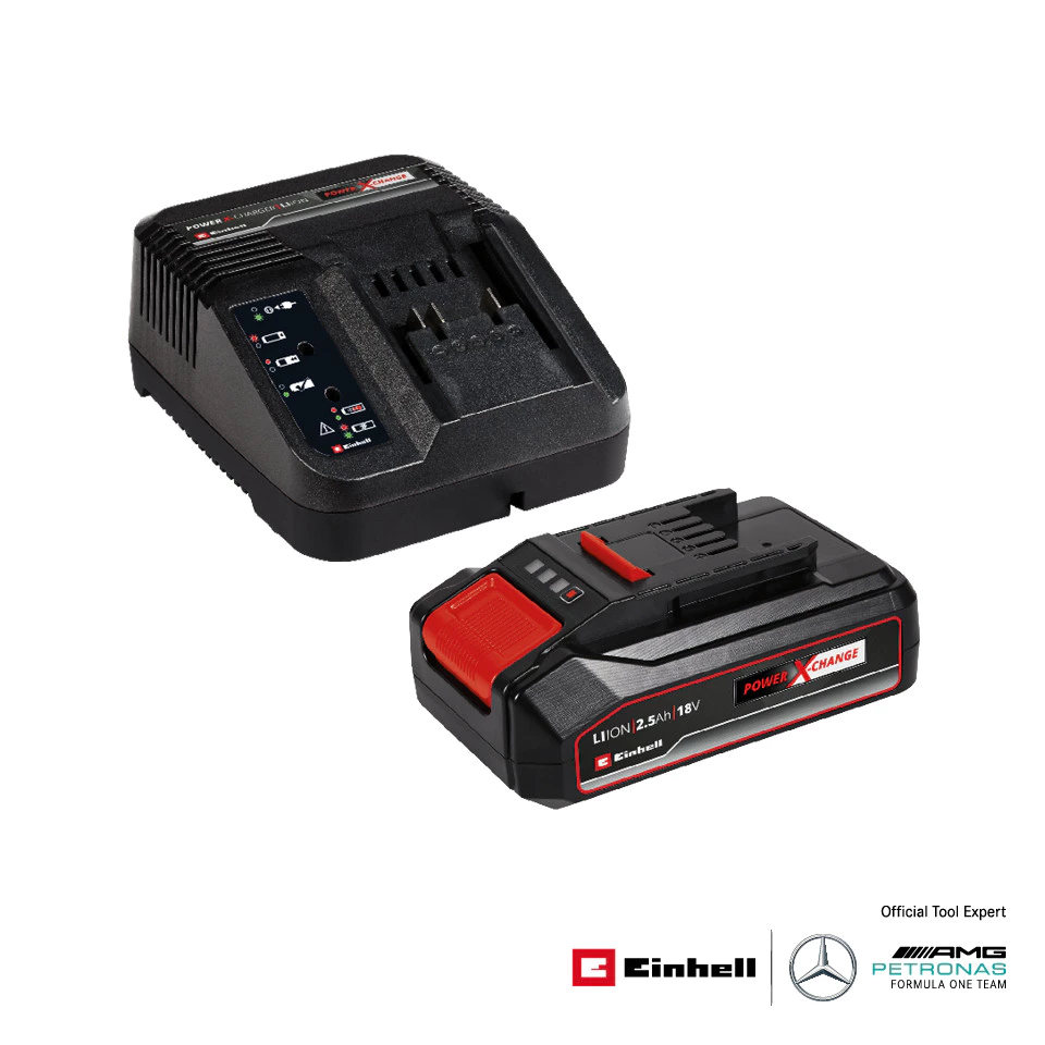 Einhell ชุดแบตเตอรี่พร้อมแท่นชาร์จ Power X-Change Starter Kit 2.5Ah