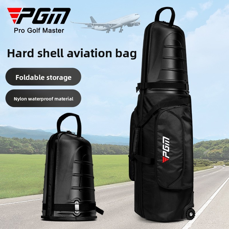 PGM GOLF กระเป๋าเดินทางกอล์ฟ HKB014 | เปลือกแข็งล้อไนลอน Unisex