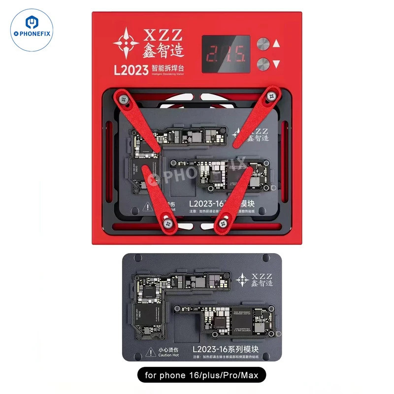 XZZ L2023 อัจฉริยะ Desoldering Station สําหรับ iPhone X ถึง 16PM เมนบอร์ด CPU IC ซ่อมอุณหภูมิควบคุมค