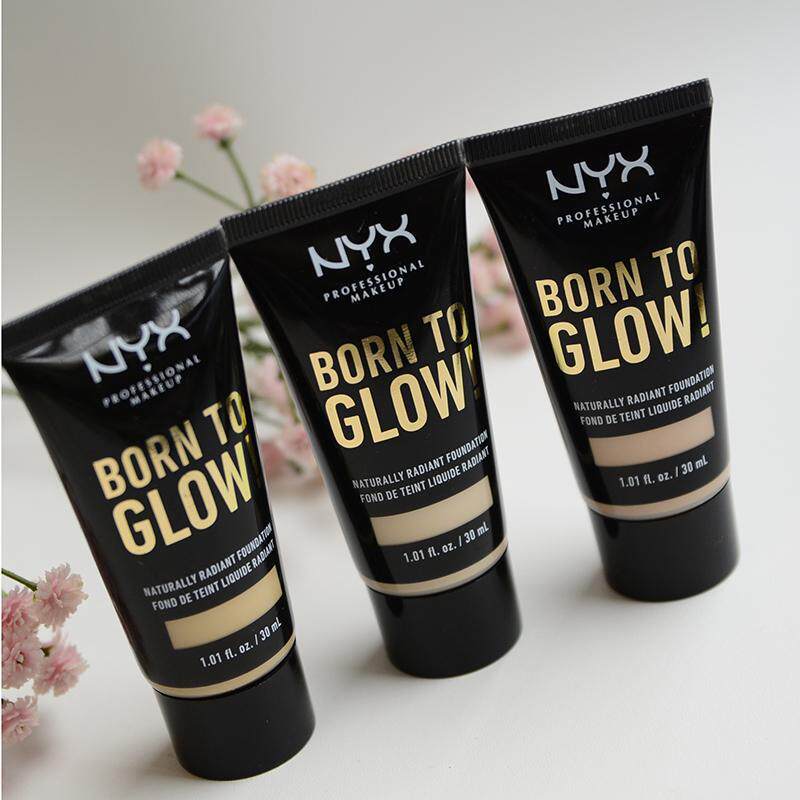 พัพแต่งหน้า พัฟ แป้งพัฟ American nyx Blending Liquid Foundation ติดทนนานไม่มีแต่งหน้า Naturally Shin
