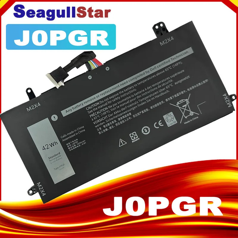 J0PGR แบตเตอรี่สําหรับ Dell Latitude 12 5285 5290 2-in-1 T17G 0J0PGR JOPGR 1WND8 X16TW 0X16TW 0FTH6F