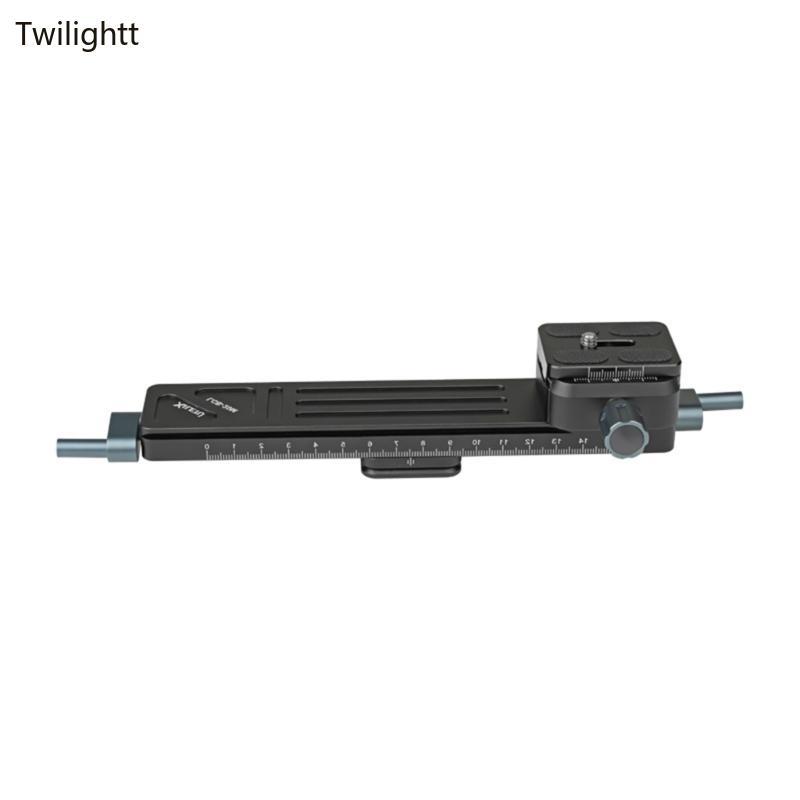 WILI รางเลื่อนอลูมิเนียมกลึงสําหรับกล้อง DSLR Featuring Smooth Damping Control