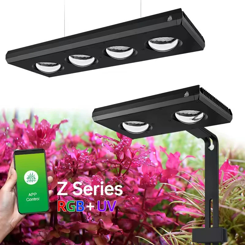 สัปดาห์ Aqua Z250Pro/Z400Pro RGB + UV Full Spectrum Water Grass Light Native Sunrise Sunset โคมไฟสํา