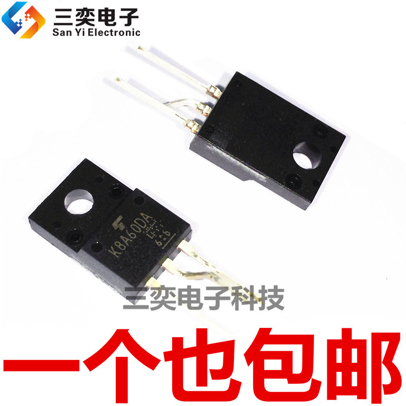 K8A60DA TK8A60DA K8A60D TO220F LCD Power Field Effect Tube ยี่ห้อใหม่เดิมแท้