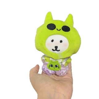10 ซม.ผ้าฝ้ายตุ๊กตาหมวก 13 ซม. Self-Mucking Bear Alien แว่นตาตุ๊กตาน่ารักแต่งตัวเปลี่ยน