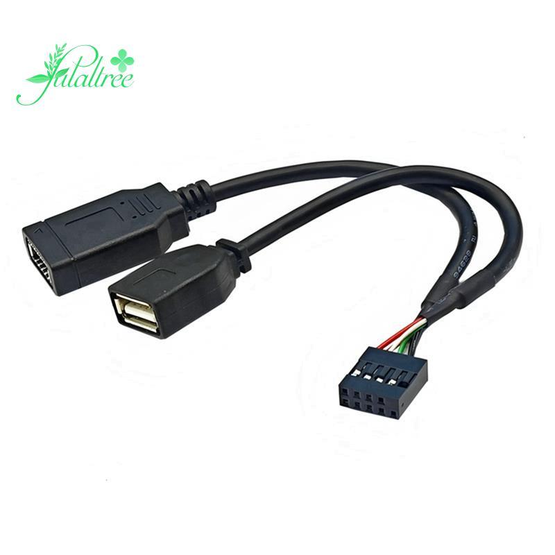 [ ]USB 9PIN to + TYPE-E อะแดปเตอร์สาย USB 9PIN to TYPE-E สาย แผงด้านหน้าอะแดปเตอร์สาย USB 9PIN to TY