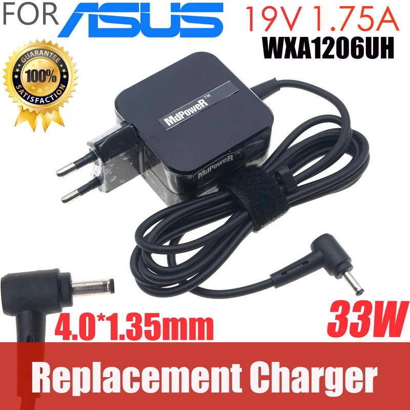 ADP-33AW 19V 1.75A 33W 4.0*1.35 มม.สําหรับแล็ปท็อปASUS ACอะแดปเตอร์S200E X202E X201E Q200 S200L S220
