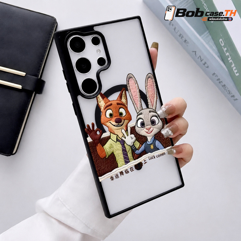 จูดี้ ฮอปส์ -เคสแม่เหล็กกันกระแทก iPhone17/16/15/14/13/12/11 Pro Max Plus Samsung A06/A16/A15 5G/S24 Ultra/S25 H53