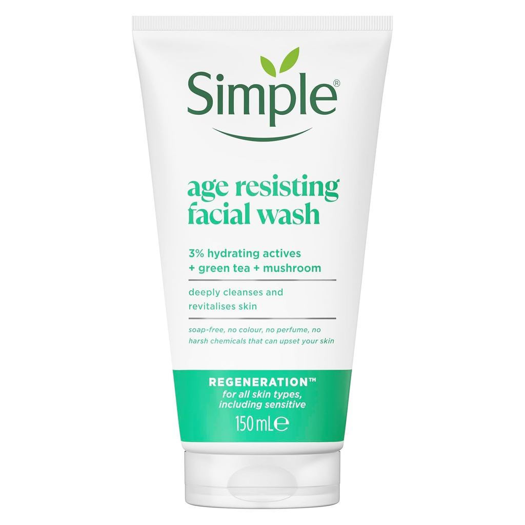 Simple Rejuvenating Anti-Aging Facial Cleanser 150ml