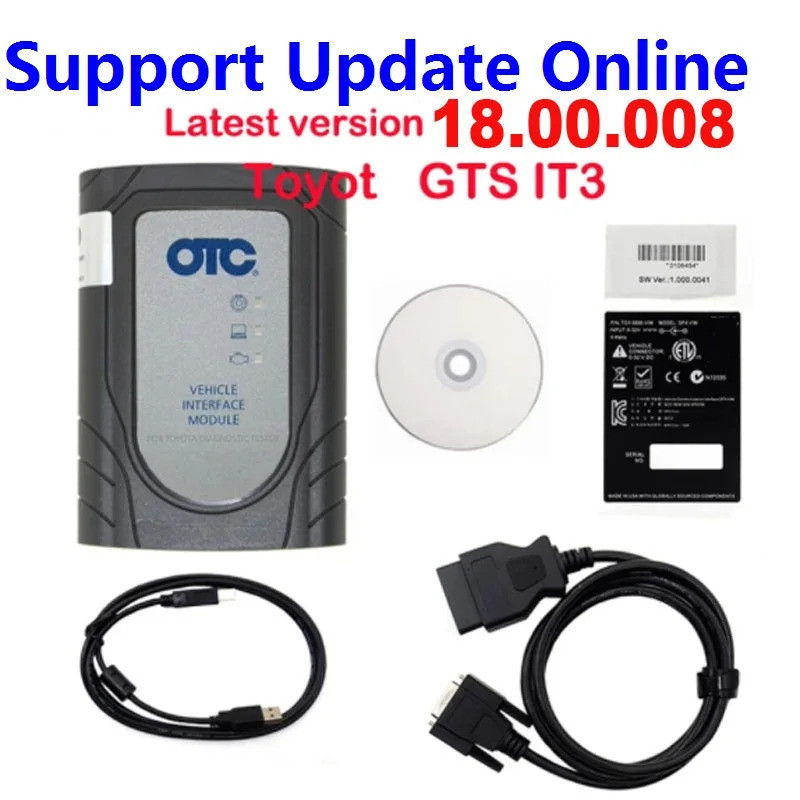 สําหรับ Toyota OTC รุ่นล่าสุด V18.00.00008 OTC GTS TIS3 สําหรับ Toyota IT 2 Scanner Global Techstrea
