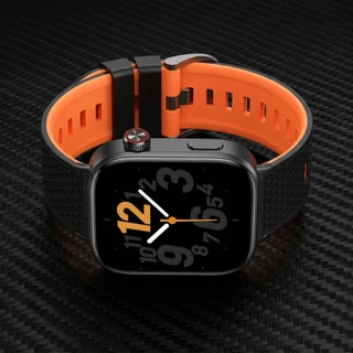สายซิลิโคนสองสีสําหรับ Redmi Watch 4 5 6 สายรัดข้อมือแบบสปอร์ตสําหรับ Mi Band 8Pro 9Pro 10Pro