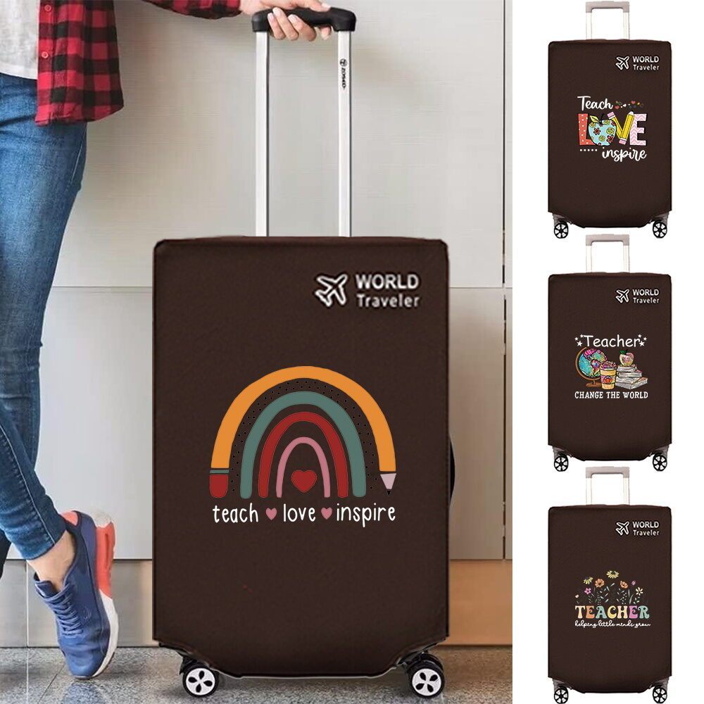 Non-woven Luggage Cover  Luggage Cover 20-30Inch Suitcase Protector  Brown Suitcase Cover