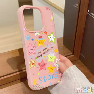 น่ารัก ดาว เคส For VIVO V60 V50 V30 Lite V60E V50E V30Pro V29E V25 V20 Y31 T4 Pro V23 Y72 Y52 Y29 2in1กันล้ม ปกป้อง