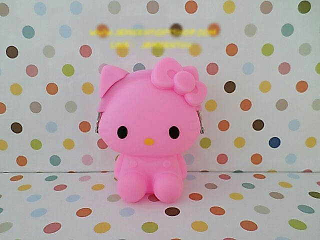 กระเป๋าใส่เงินเศษสตางศ์แบบพกพา ลายฮัลโหลคิตตี้ Hello Kitty