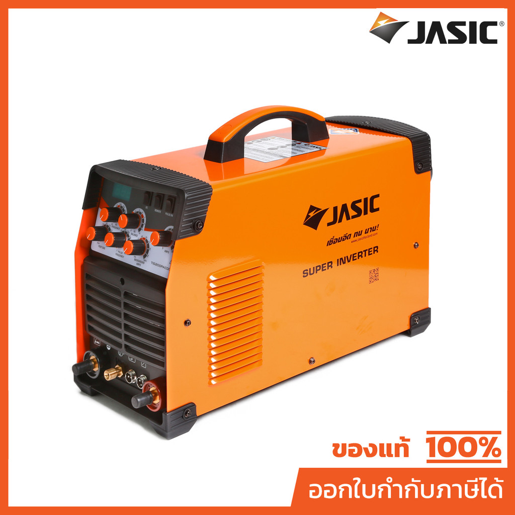 JASIC เครื่องเชื่อม TIG/MMA 200/160 แอมป์ รุ่น TIG200PACDC(E20101) ระบบ AC/DC แรงดันไฟ 1 เฟส 220 โวล