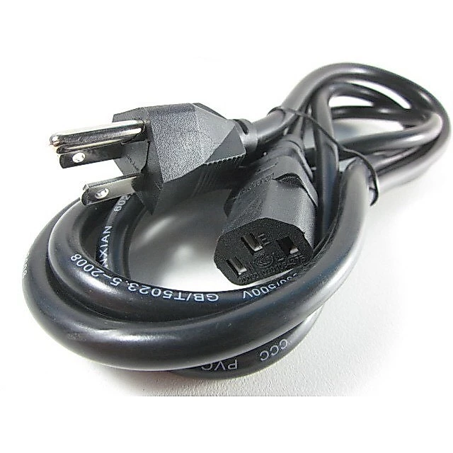 สายไฟเอซี (AC Power) 3x1.0mm ความยาว 1.8เมตร / 3เมตร / 5เมตร / 10 เมตร สำหรับคอมพิวเตอร์และเครื่องใช้ไฟฟ้า (Black)