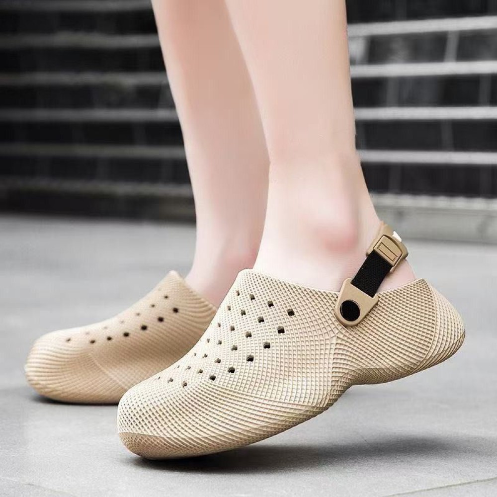 พร้อมส่ง รองเท้าหัวโตผู้ชาย รองเท้าแตะปิดหัว สไตล์สปอร์ตชังคี้ เสริมส้นหนานุ่มกันลื่น jovie02.th