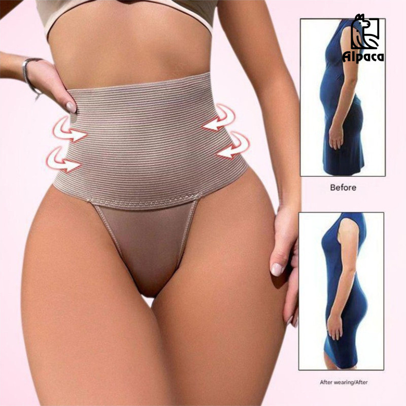 🔅ALPACA🔅กางเกง cinched สามเหลี่ยมเอวสูง cinched และยกสะโพก, ความยืดหยุ่นสูง, สะดวกสบายในการสวมใส่