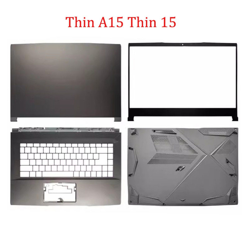 สําหรับ MSI บาง A15 B7VE B7VF B7UC B7UCX บาง 15 B13VE B13VF B13UC B13UCX B12VE B12UC B12UCX ด้านล่าง