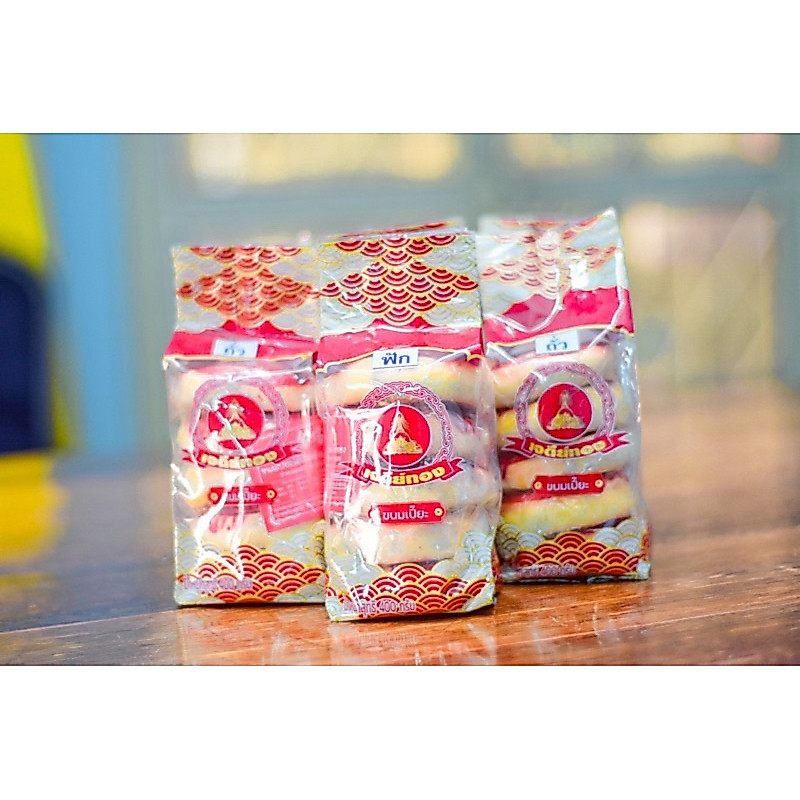 ✨ ขนมเปี๊ยะเจดีย์ทอง(5ชิ้น) ✨