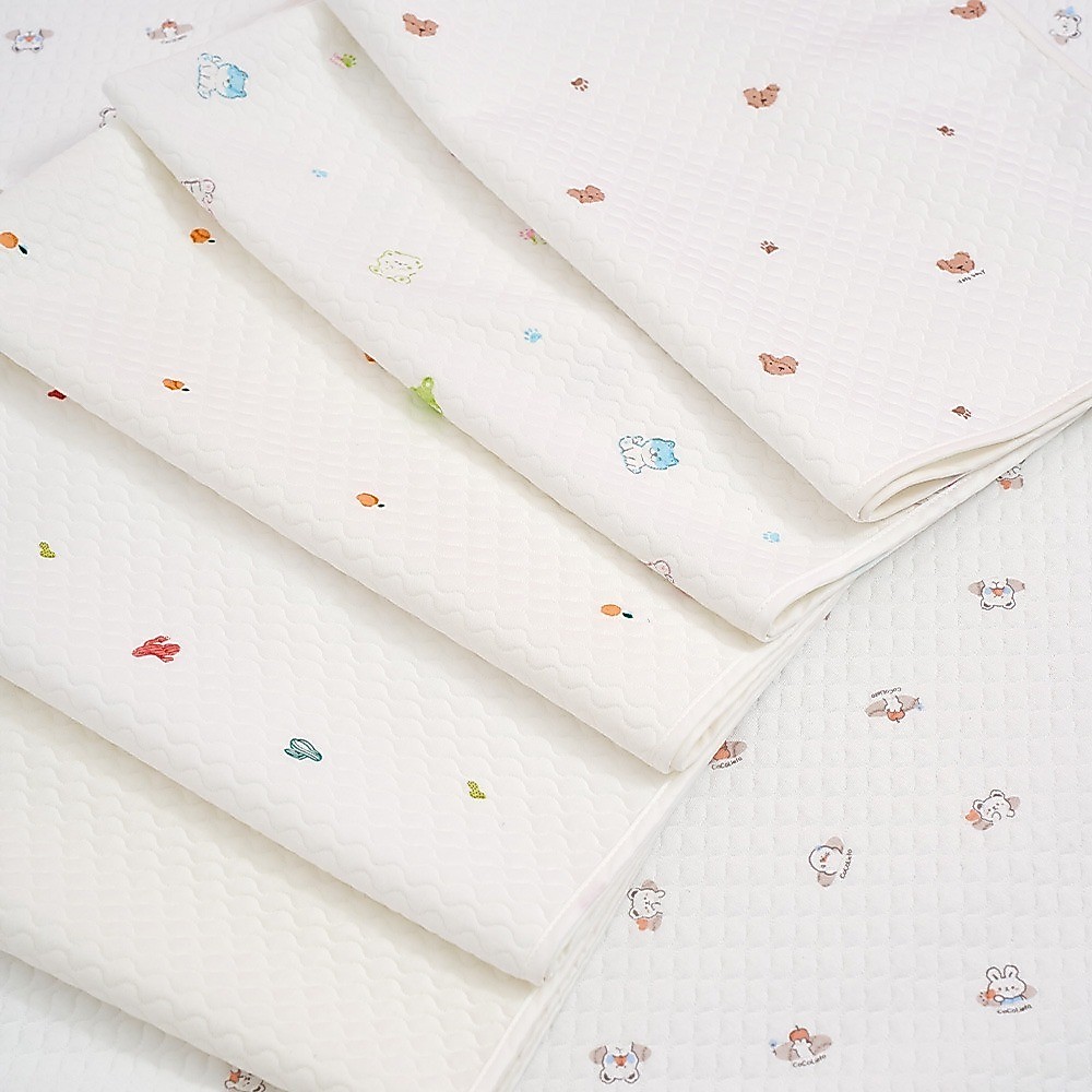 New Lieto ผ้ารองฉี่เด็ก ผ้ารองที่นอนเด็กกันลื่น  Bamboo และ Organic Cotton 100% และ Cool Duraron