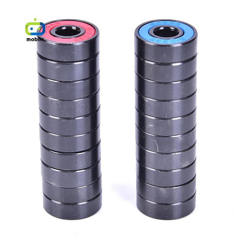 [maygood] 10 ชิ้น/เซ็ต 608 2RS Bearing Deep Groove Steel Sealed Ball Bearings 608RS 608-2RS