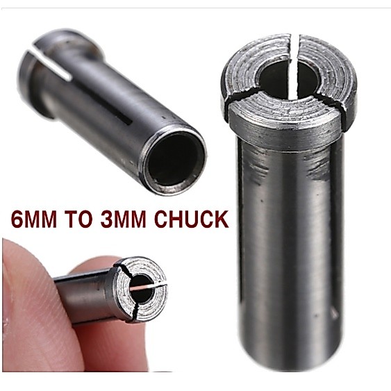 1/4 "ถึง1/8" Reducers อะแดปเตอร์ยึด Collet สำหรับสว่านเครื่องเจียร