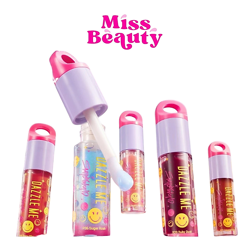 DAZZLE ME Over Glow pH Lip Oil SPF25 PA++ แดซเซิลมี โอเวอร์ โกลด์ PH ลิป  ลิปออยล์ บำรุงริมฝีปากให้ชุ่มชื้น 3.8 กรัม