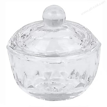 ถ้วยใส่น้ำยาอะคริลิค แบบมีฝาครอบ