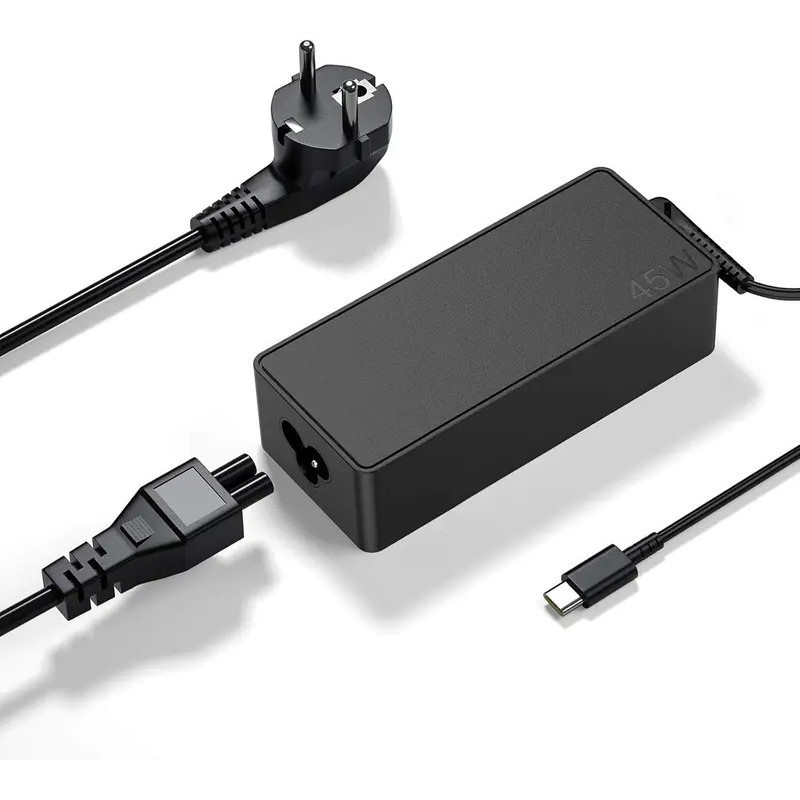 45W USB-C Type-C AC แล็ปท็อป PD Charger Power Adapter ใช้งานร่วมกับ Lenovo Thinkpad X1 X270 X390 E48